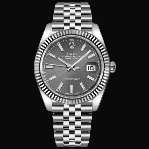 ROLEX DATEJUST GREY DIAL (J) Z