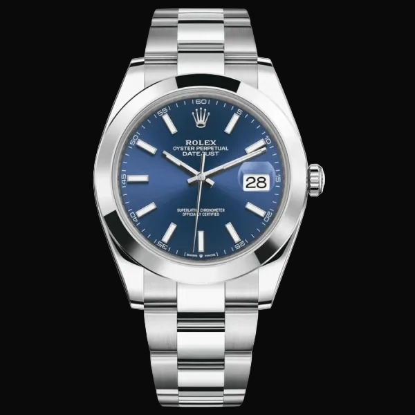 ROLEX DATEJUST BLUE DIAL (O) S