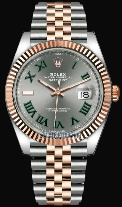 ROLEX DATEJUST TWO TONE (ROSE) TNNIS  (J) Z - MQ