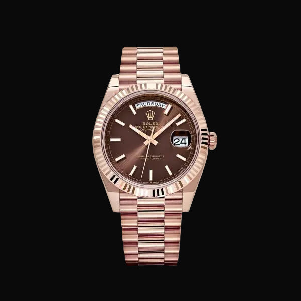ROLEX DAY-DATE ROSEGOLD CHOCOLATE DIAL