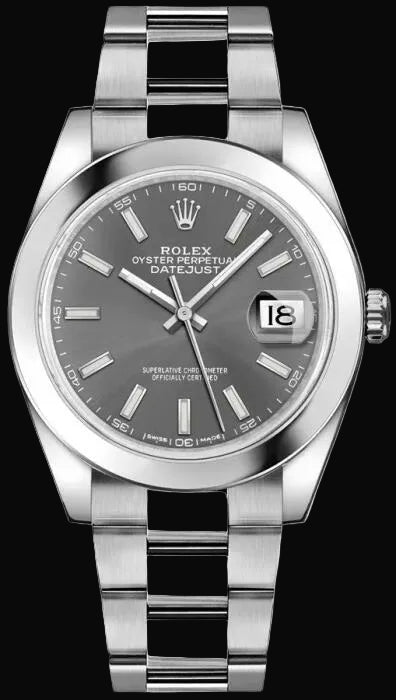 ROLEX DATEJUST GREY DIAL (O) S