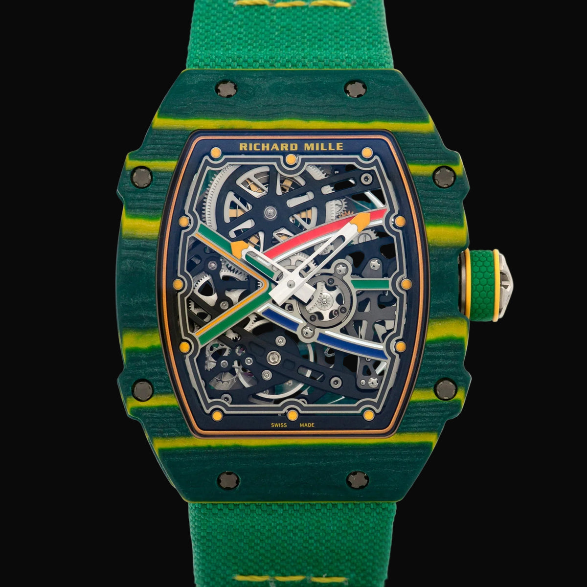 Richard mille 67-02 winding super clone (Brazil edition)